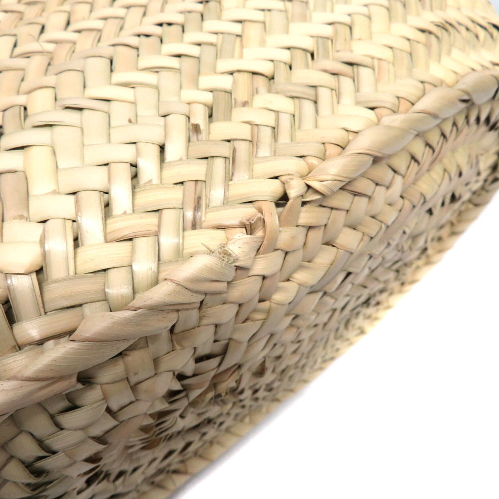 Loewe Medium Tan Palm Natural Bag Leaf Raffia Calfskin Basket - Picture 11 of 16